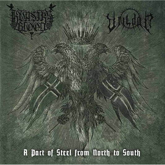 Kvasir’s Blood (USA) / Vrildom (ARG) - A Pact of Steel from North to South CD