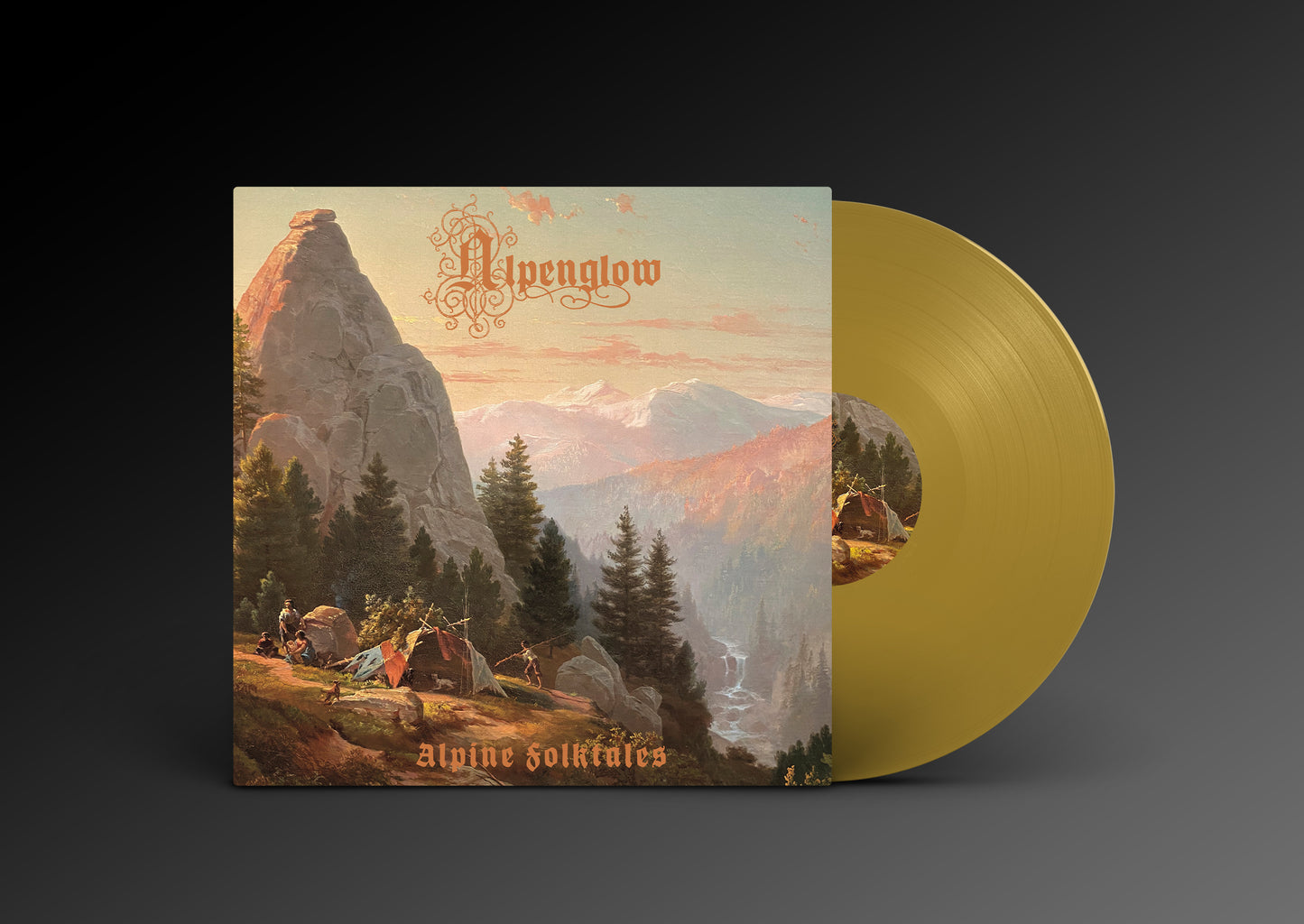 Alpenglow (USA) - Alpine Folktales LP (Gold Nugget) [BMLP02]
