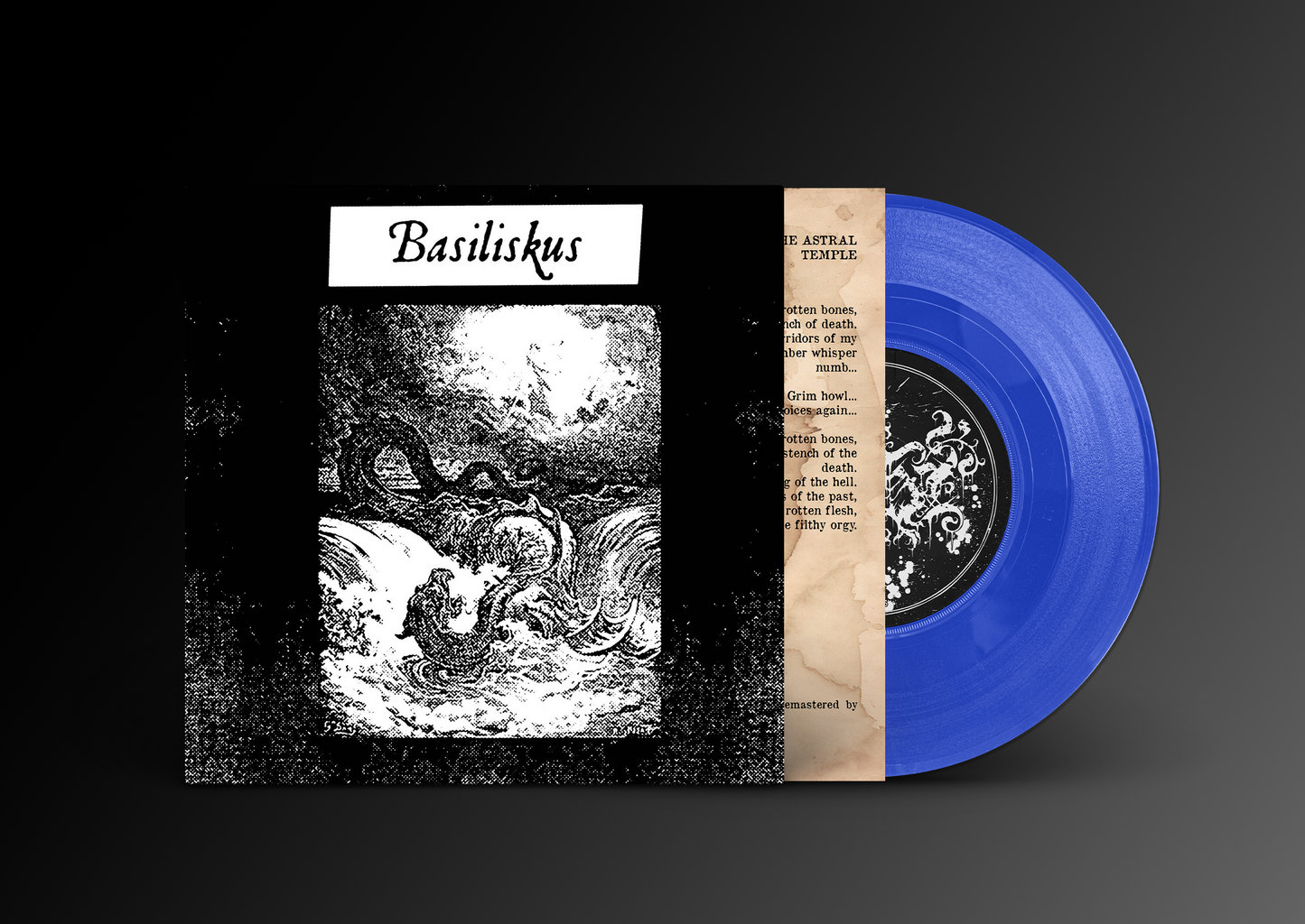 Basiliskus (CHL) - S/T Demo 7” (Sea Blue) [POH026]